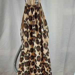 Animal Print Dress - Floor Length